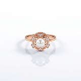 NXGOLD Premium 360° Rotating Pearl Adjustable Ring