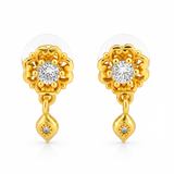 NXGOLD Blossom Spark Crystal Drop Earrings