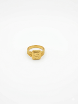 NXGOLD Geometric Royale Signet Ring