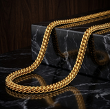 NXGOLD Premium Double Link Gold Chain for Men & Women