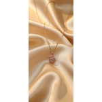 NXGOLD Elegant 360° Spin Flower Rose Gold Pendant Necklace