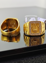 NXGOLD Crown Ring for Men