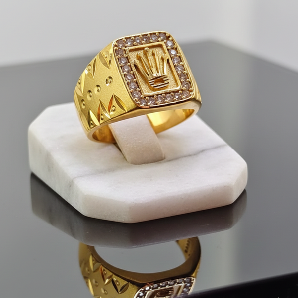 NXGOLD Crown Ring for Men