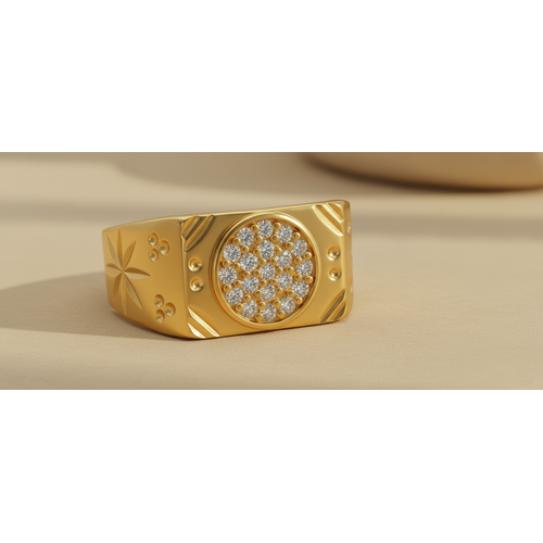 NXGOLD Starburst Royale Zircon Ring