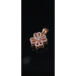 NXGOLD Elegant 360° Spin Flower Rose Gold Pendant Necklace