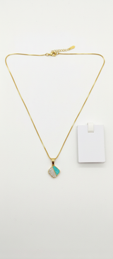 NXGOLD Green Stone Pendant Necklace For Women