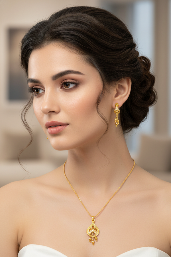 NXGOLD Pendant Necklace Set for Women