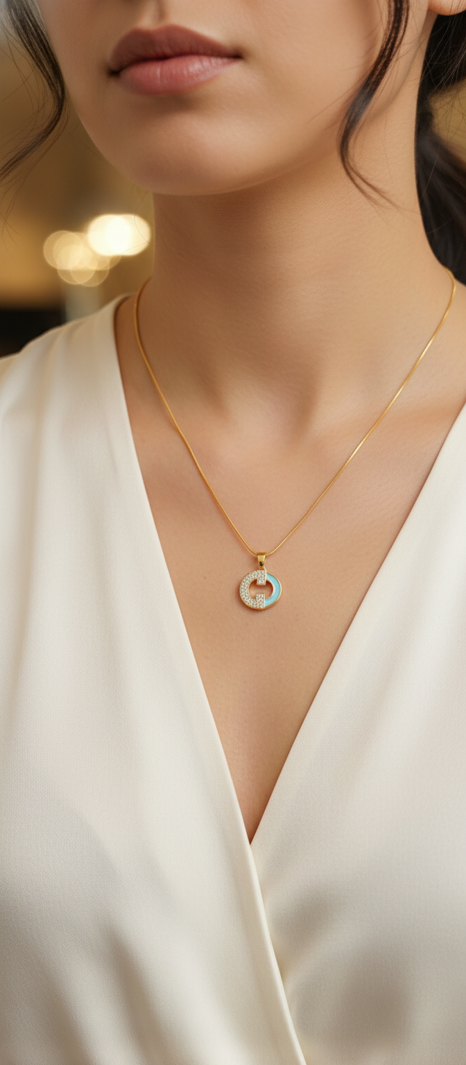 NXGOLD Circle Pendant Necklace For Women