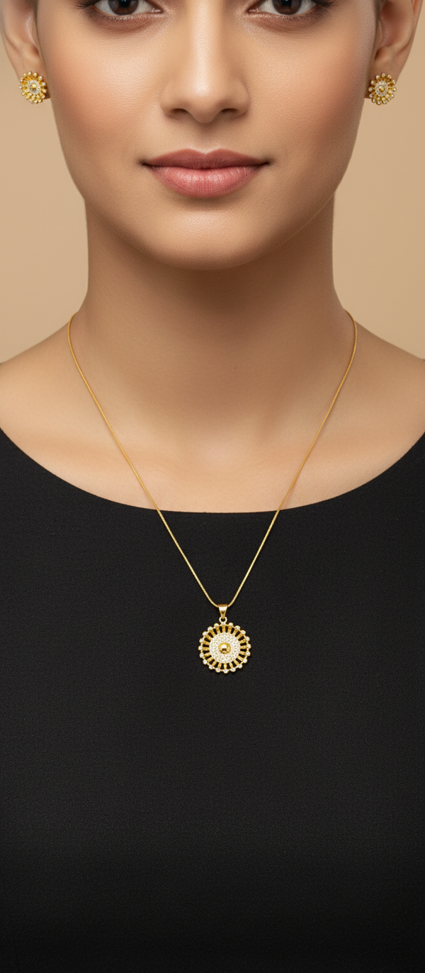 GoldNX Pendant Necklace Set for Women