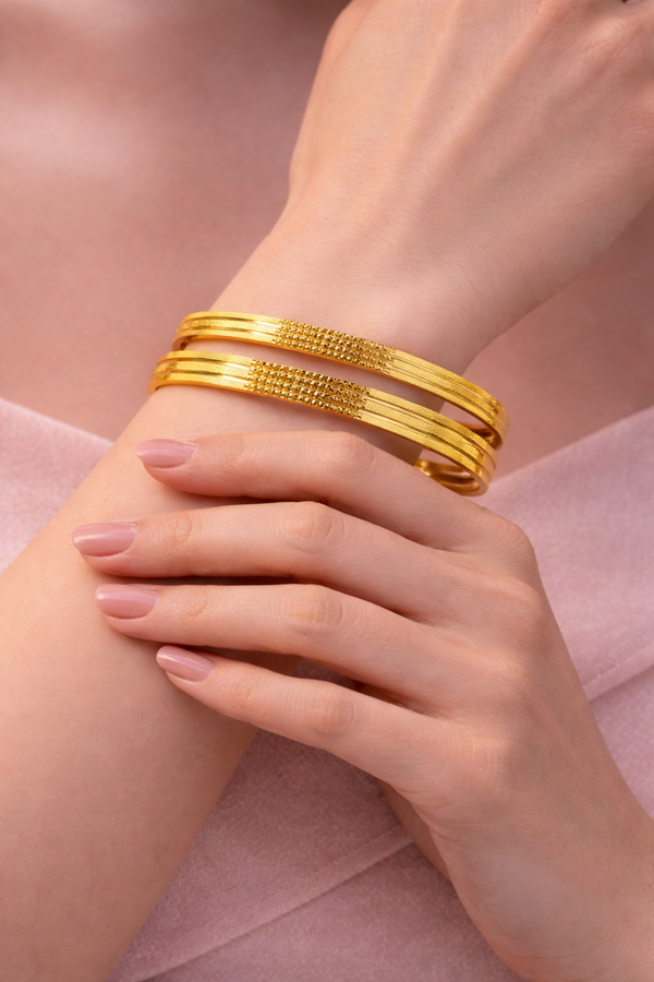 NXGOLD Designer Gold Bangles For Women