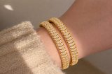 NXGOLD Trendy Diamond Cut Bangles For Women