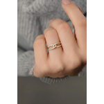 NXGOLD Trendy Infinity Knot Ring For Women