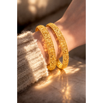 NXGOLD Trendy Traditional Floral Bangles For Women