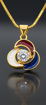 NXGOLD Multicolor Stone Pendant Necklace For Women