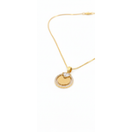 NXGOLD Circle Stone Pendant Necklace For Women