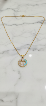 NXGOLD Circle Pendant Necklace For Women