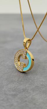 NXGOLD Circle Pendant Necklace For Women