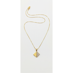NXGOLD Triangle Stone Pendant Necklace