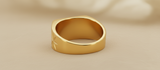 NXGOLD Luxury Men’s Ring with Round CZ Stone & Star Engraving