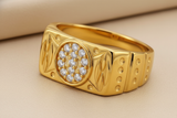NXGOLD Imperial Heritage Zircon Ring
