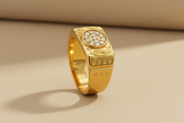 NXGOLD Imperial Heritage Zircon Ring