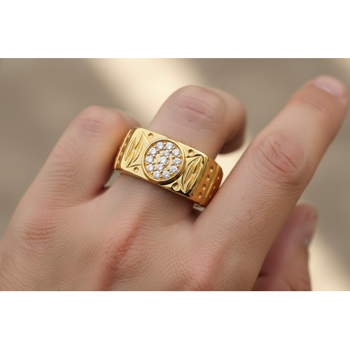 NXGOLD Imperial Heritage Zircon Ring