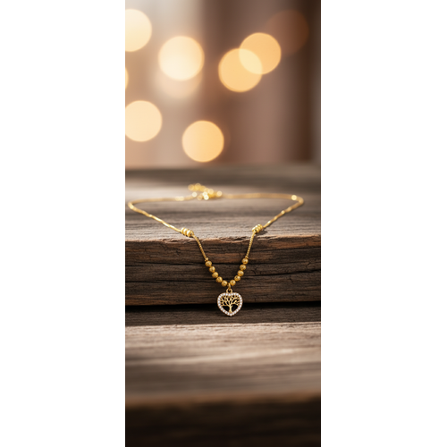 NXGOLD Tree of Life Heart Pendant Necklace for Women