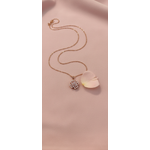 NXGOLD Elegant 360° Spin Flower Rose Gold Pendant Necklace
