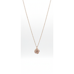 NXGOLD Elegant 360° Spin Flower Rose Gold Pendant Necklace