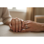 His & Hers Stainless Steel Infinity Couple Ring Set