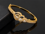 Elegant Marquise Crystal Designer Open Kada Bracelet for Women