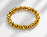 NXGOLD Premium Gold Beaded Bracelet for Girls & Women