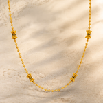 NXGOLD Bead Chain with Designer Barrel Charms for Women