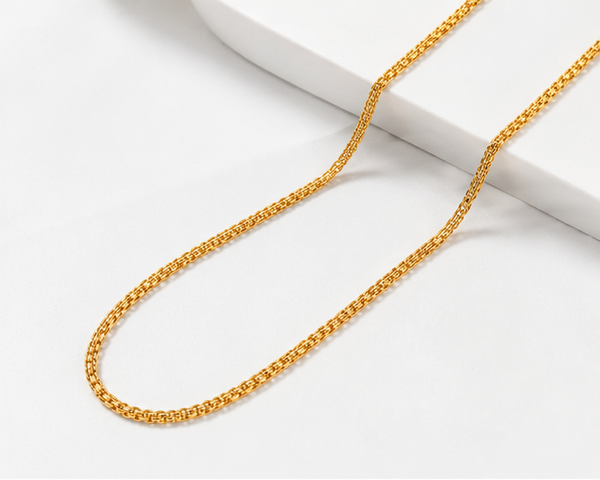 NXGOLD Classic Gold Link Chain for Men & Women