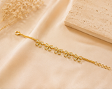 Imperial Sparkling Bow Chain Bracelet for Women & Girls