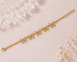 Imperial Sparkling Bow Chain Bracelet for Women & Girls