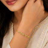 Imperial Sparkling Bow Chain Bracelet for Women & Girls