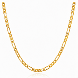 NXGOLD Premium Figaro Link Chain for Men & Women