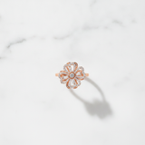 NXGOLD Luxury 360° Spin Flower Ring with Cubic Zirconia