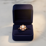 NXGOLD Premium 360° Rotating Pearl Adjustable Ring