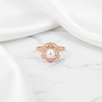 NXGOLD Premium 360° Rotating Pearl Adjustable Ring