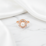 NXGOLD Premium 360° Rotating Pearl Adjustable Ring