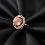 NXGOLD Luxury 360° Rotating Crystal Ring for Women