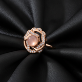 NXGOLD Luxury 360° Rotating Crystal Ring for Women
