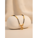 Minimalist Circular Pendant Mangalsutra for Daily Wear