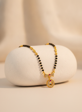 Minimalist Circular Pendant Mangalsutra for Daily Wear