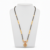 Minimalist Circular Pendant Mangalsutra for Daily Wear