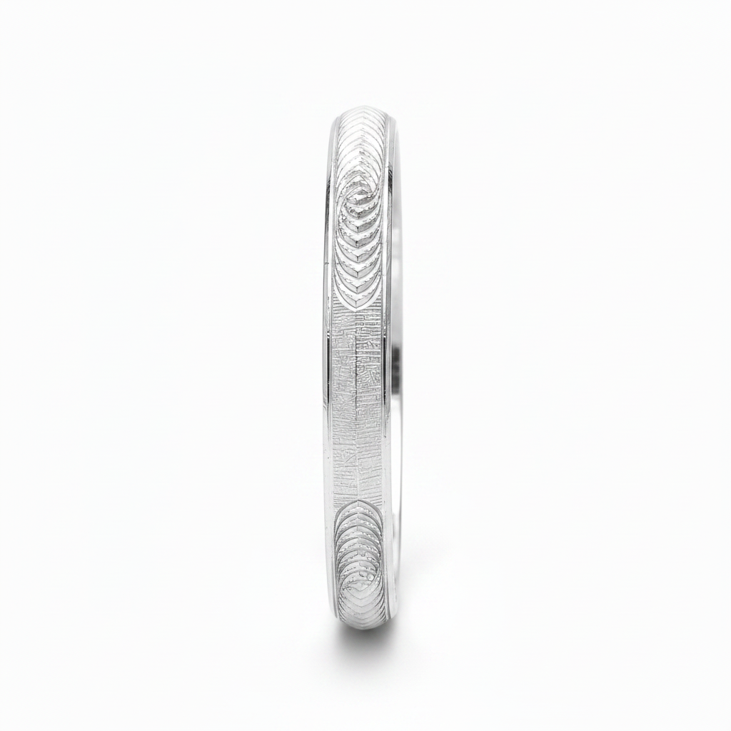 Luxury 925 Sterling Silver Traditional Pattern Kada for Men