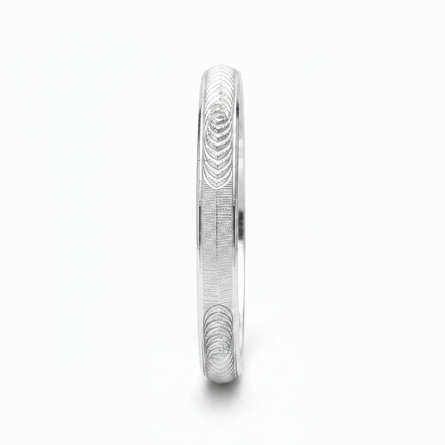 Luxury 925 Sterling Silver Traditional Pattern Kada for Men