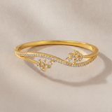 Butterfly Crystal Open Bracelet for Women & Girls